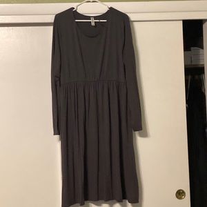 Gray Mid length Maternity